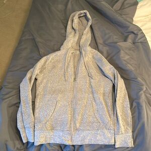 Time and Tru small (4-6) zip up hoodie, grey